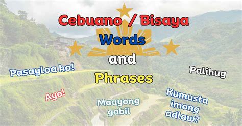 opted in bisaya|50 Useful Bisaya Words & Phrases to Learn for Travelers .